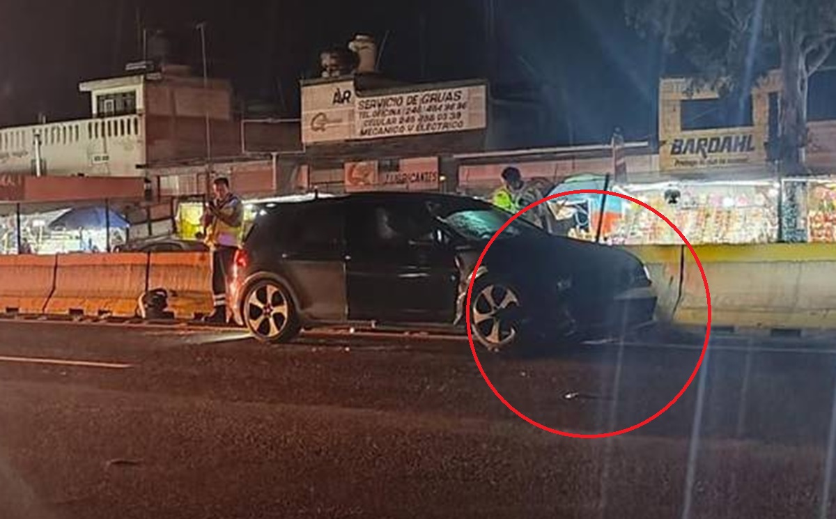 Tragedia en la autopista México-Puebla: Persona muere atropellada