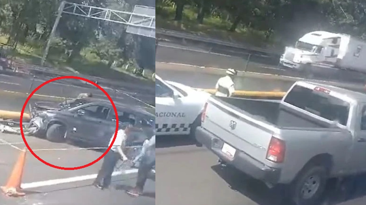 ¡Lamentable tragedia! Volcadura en la México-Puebla cobra la vida de una persona (VIDEO)