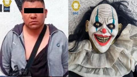 ¡Cayó el ladrón de máscara pirata del payaso “ESO”de payaso!
