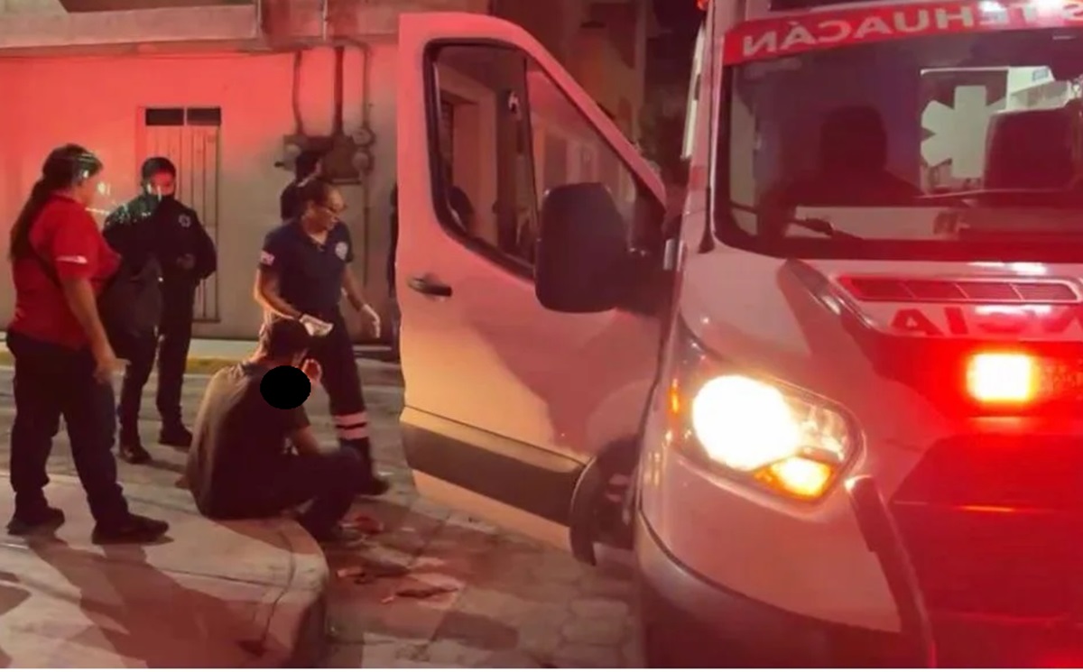 ¡Horror en Tehuacán! Lo atacan con machete en el cuello para asaltarlo
