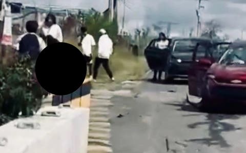 Impactante choque deja a dos personas atropelladas en la Puebla-Valsequillo