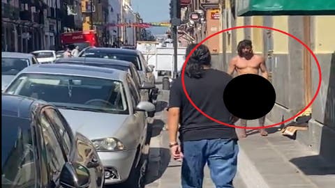 Vagabundo ‘sexy’ se roba el corazón de Puebla (VIDEO)