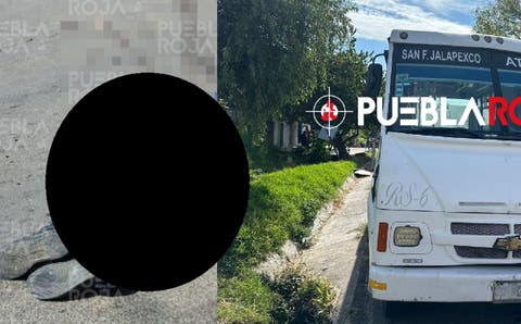 Tragedia en la carretera Atlixco-Jalapexco: Hombre muere atropellado por microbús que dejó al conductor en fuga