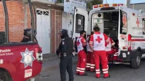 ¡Violento asalto en Puebla! Joven herido con un tabique tras intento de robo