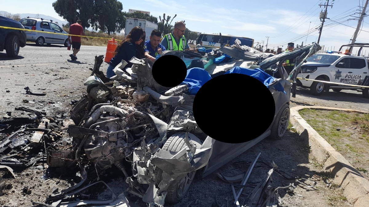 VIDEO IMPACTANTE: Audi a exceso de velocidad termina destrozado tras brutal choque; conductor fallece