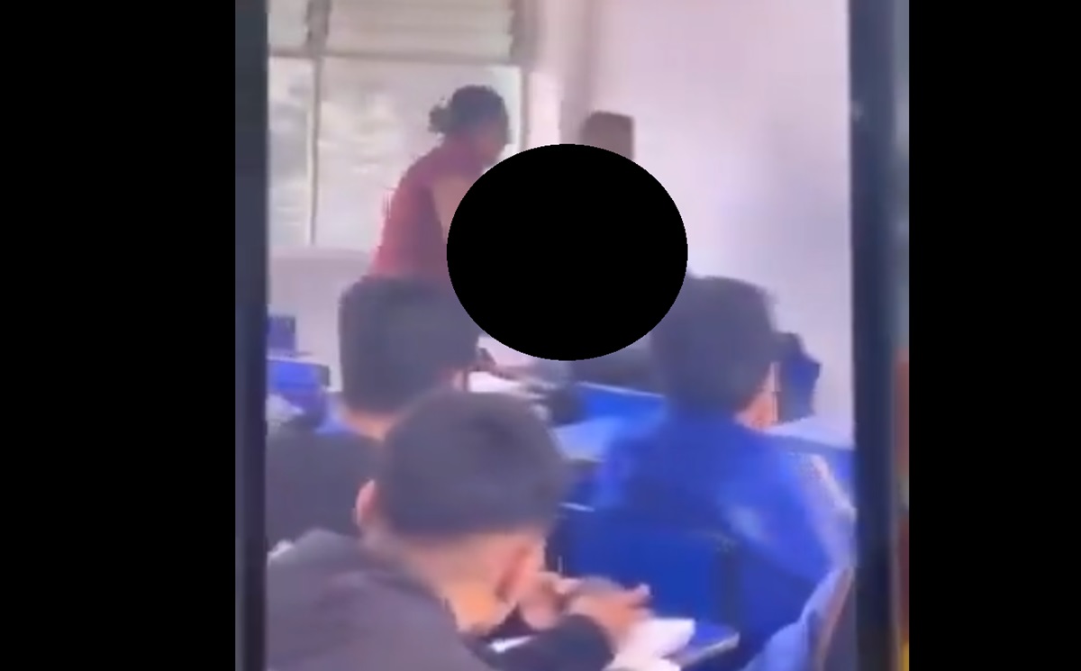 ¡Indignante! Padres golpean a maestra por reprobar a su hijo en una preparatoria