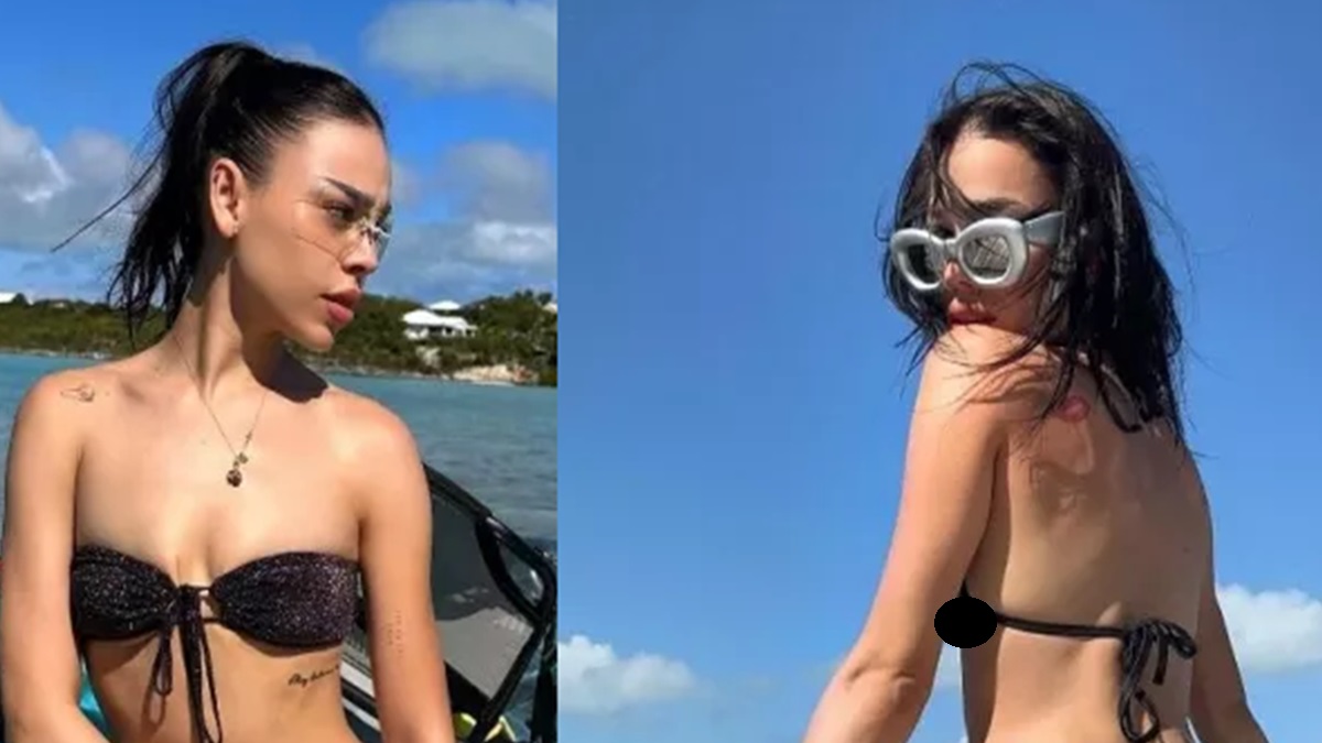 Danna Paola enciende las REDES con fotos en bikini con diminuta tanga