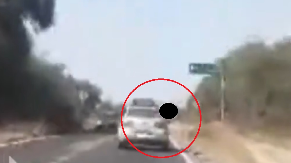 Increíble! Niña saca medio cuerpo por la ventana en auto en movimiento en la Tehuacán-Puebla (VIDEO)