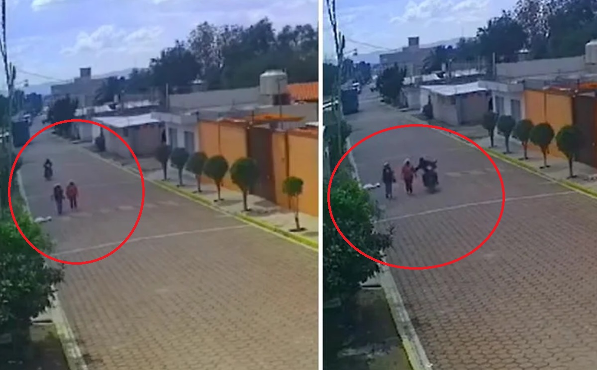 ¡Alerta en Tecamachalco! Motoladrón arranca celular a joven en San Mateo Tlaixpan (VIDEO)