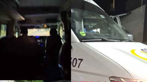 ¡Alerta! A pedradas intentan detener combi en la carretera Izúcar-Atlixco