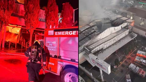 ¡Alerta en Amalucan! Incendio en la Gran Bodega colapsa estructura y genera caos vial