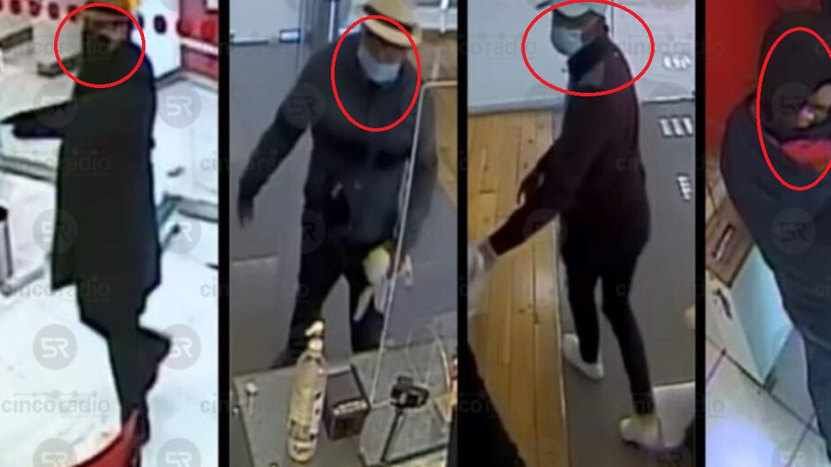 Los reconoces? ¡Se buscan! Difunden fotos de los colombianos que intentaron asaltar el Santander de La Juárez.