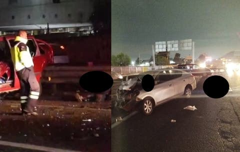 Tragedia en la autopista México-Puebla: choque deja un muerto y dos heridos; responsable huyó caminando