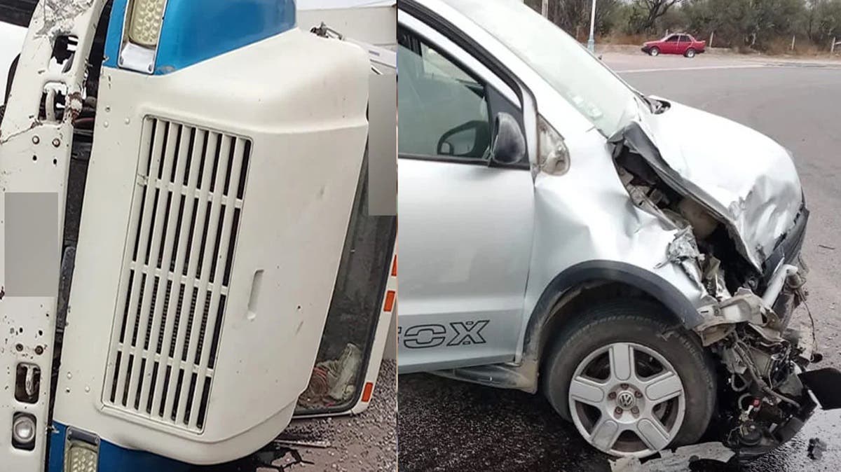 Tragedia en la Puebla-Tehuacán: Auto corta circulación, camión vuelca y deja 4 heridos (VIDEO)