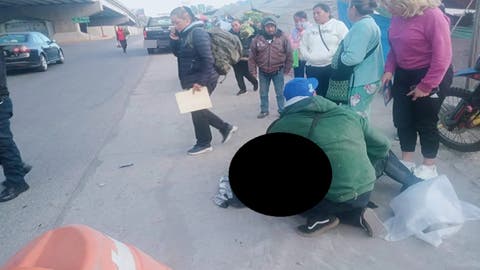 Automovilista arrolla a mujer policía en la Vía Corta a Santa Ana y huye del lugar