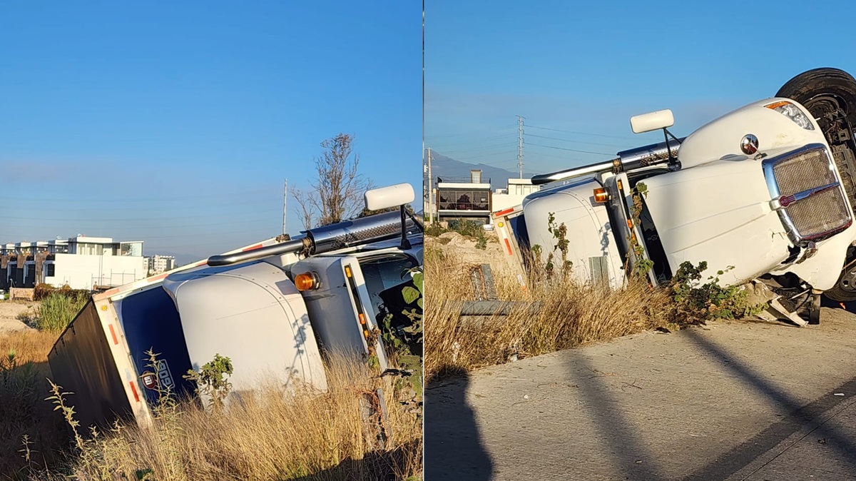 VIDEO Brutal accidente en Periférico Ecológico: tráiler de cervezas provoca caos vial
