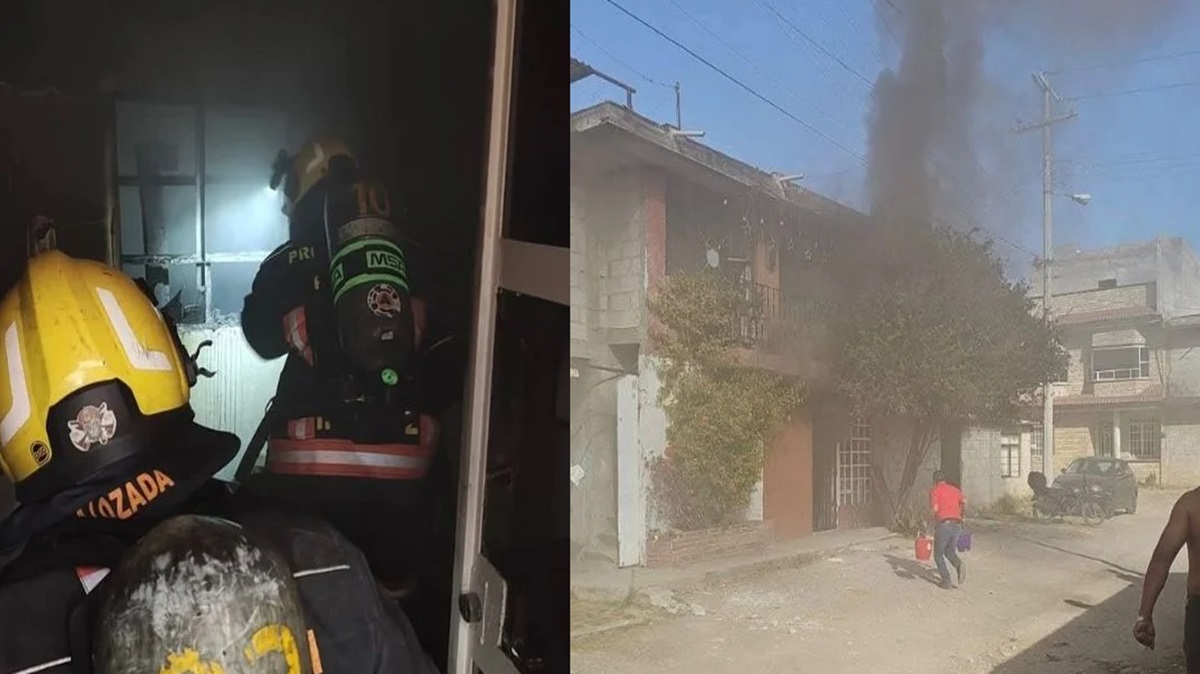 Un nuevo siniestro sacude a la ciudad de Puebla, dejando una vivienda reducida a cenizas.