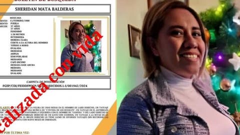 Localizan a Sheridan Mata en CDMX: Ni desaparecida ni embarazada, según versiones oficiales