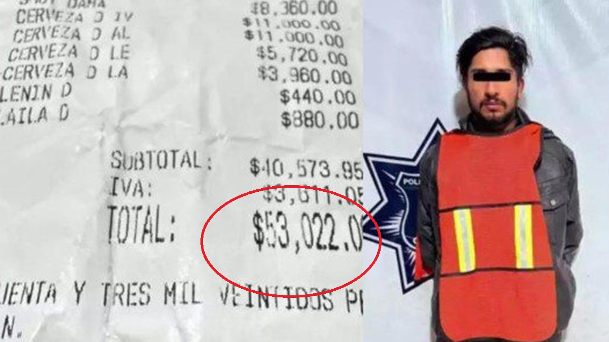 Mesero de table altera cuenta y cliente se niega a pagar: el ticket superaba los 53 mil pesos