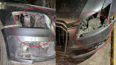 ¡Delincuencia Imparable! Amantes de lo Ajeno Roban Faros de Audi Estacionado en Puebla