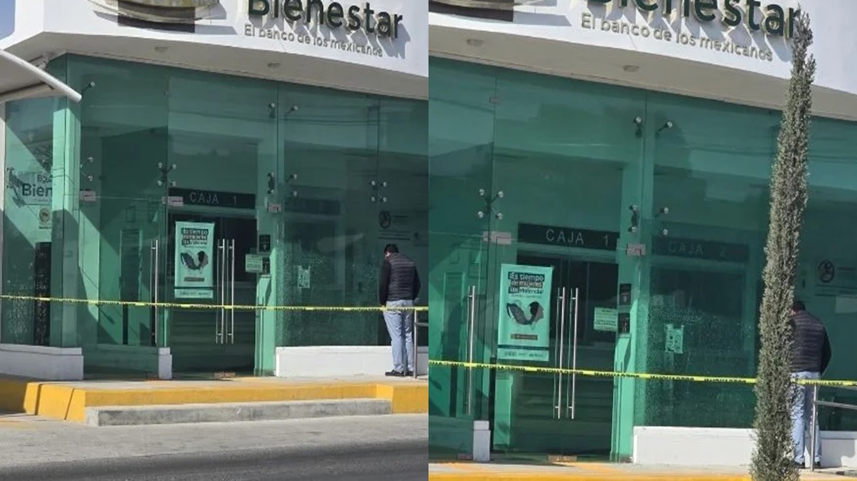 Intento de asalto al Banco del Bienestar sacude a Tecamachalco: disparos y alarma en San Sebastián