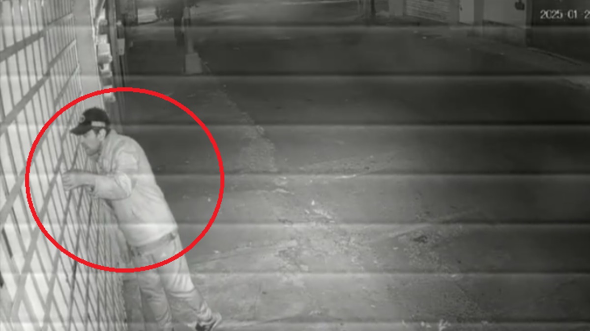 VIDEO: Ladrón frustrado intenta entrar a casa en el Barrio de Santiago; cámaras lo exhiben