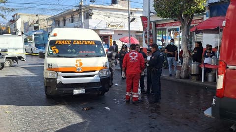 Tragedia: Ruta 5 atropella a abuelita en pleno centro de Tehuacán