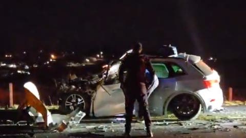 VIDEO Tragedia nocturna en la autopista Puebla-Atlixco: Joven estudiante queda prensado tras brutal choque