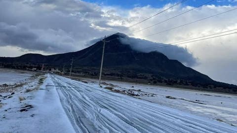 FOTOS Fuerte granizada pinta de blanco con gruesa capa de hielo Tepeyahualco, Puebla