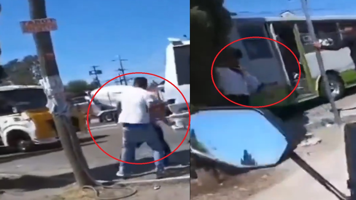 VIDEO Golpiza en el transporte público: Chofer y chalán de la Ruta 68 agreden a estudiante en Xonacatepec