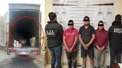 ¡Sorpresa en Puebla! Capturan a ladrones con electrodomésticos robados y sustancias ilegales en pleno operativo