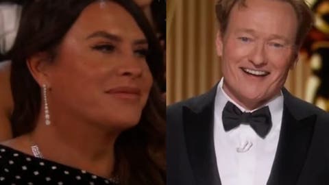 VIDEO Conan O’Brien se burla de Karla Sofía Gascón en los Oscar y desata memes