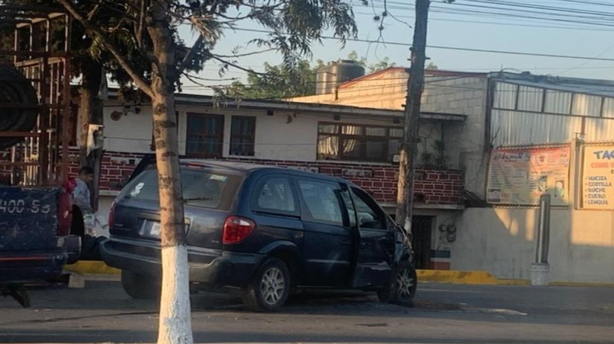 Caos en la Puebla–Tehuacán: choque en Casa Blanca deja un herido y tráfico detenido hoy 19 de marzo