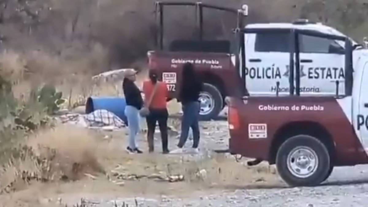 Macabro hallazgo en Puebla: Cuerpo dentro de un tambo con mensaje para ‘El Greñas’
