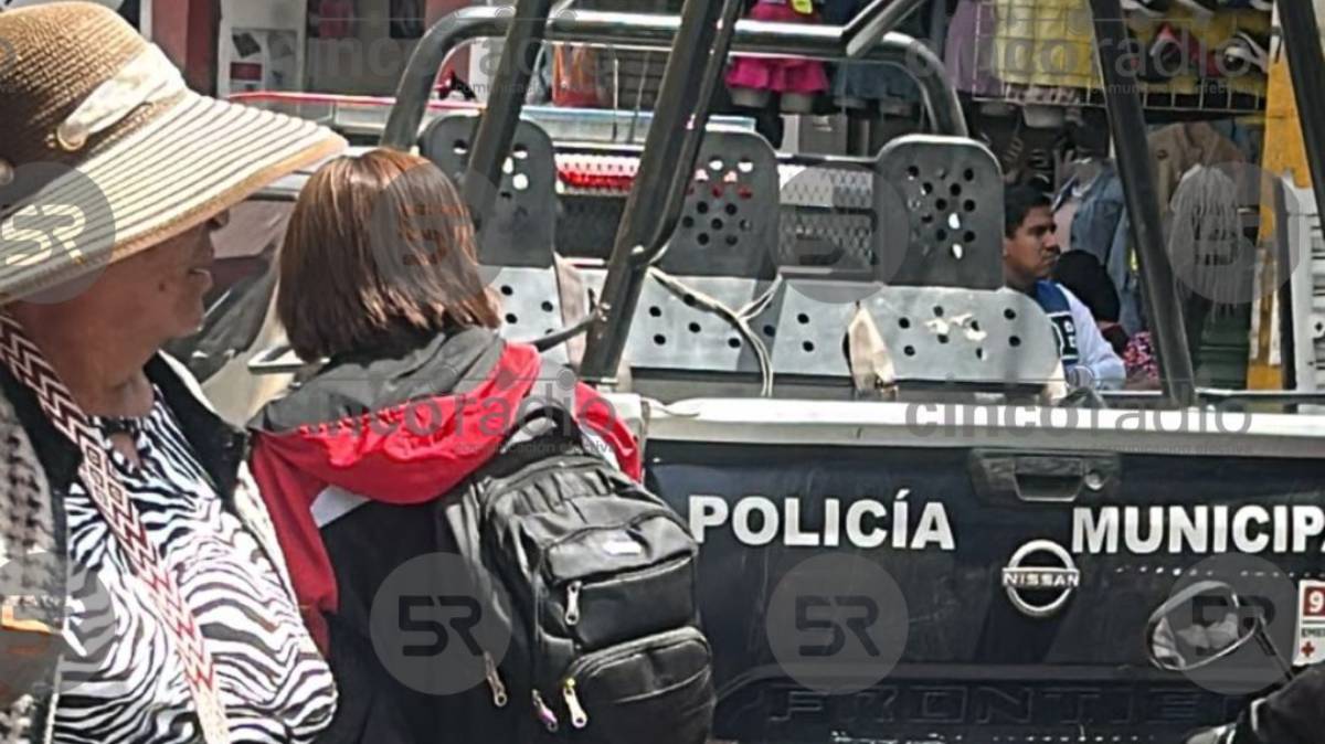 Robo y angustia en San Martín Texmelucan: Madre persigue a ladrón y deja a su hijo en la calle