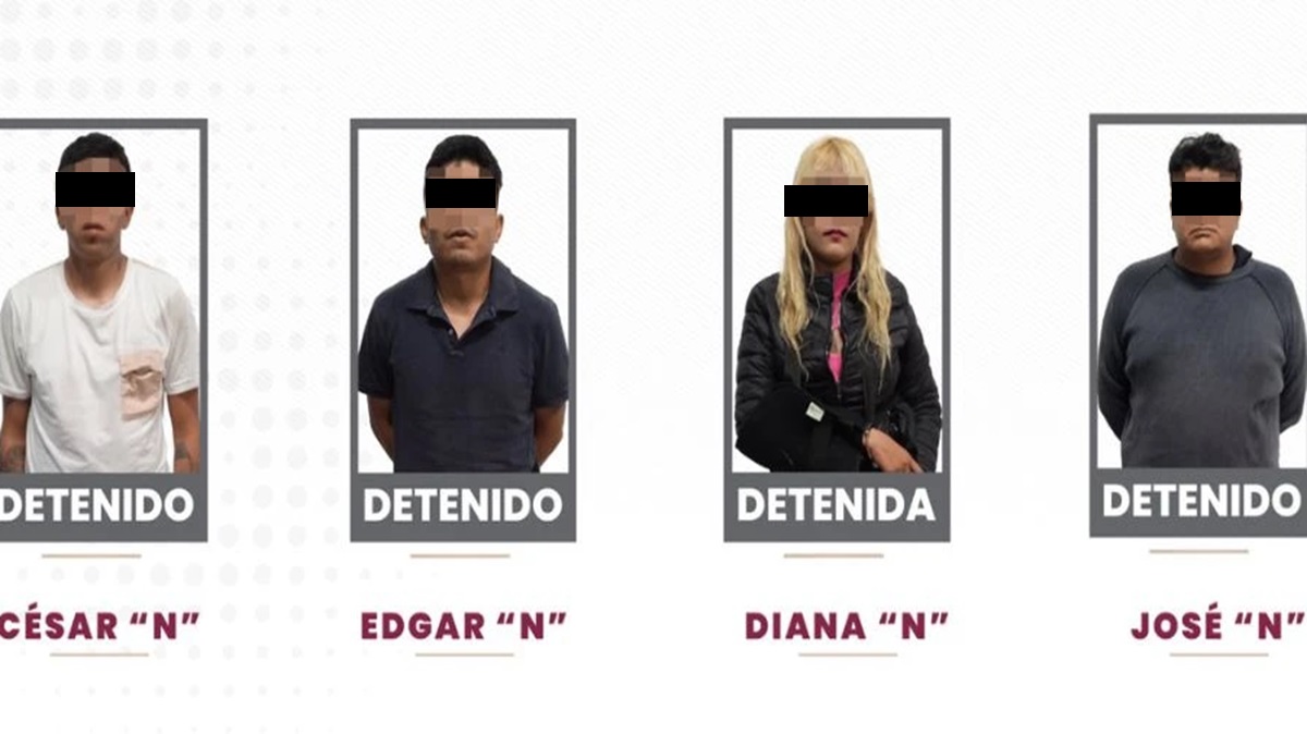 ¡Cayó peligrosa banda que asaltaba Oxxos en Puebla! Entre los detenidos hay una mujer y un menor con amplio historial delictivo