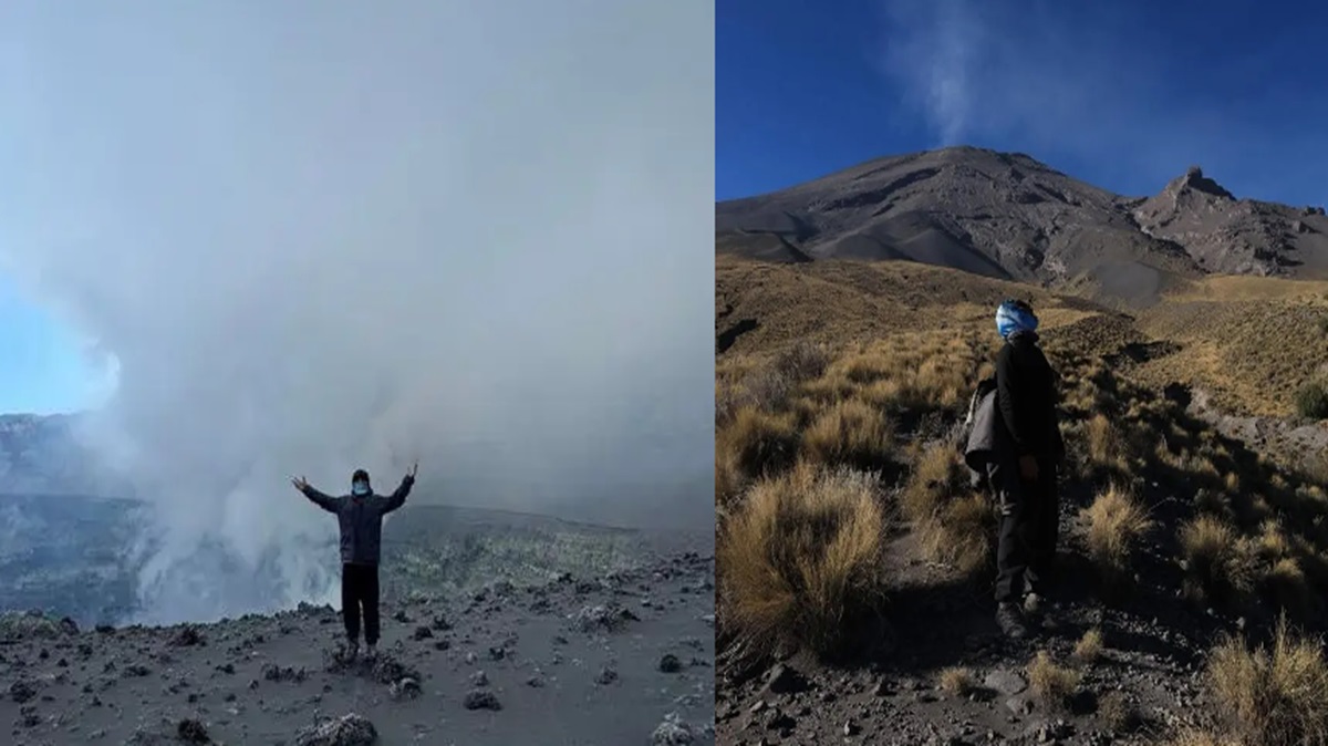 Montañista desafía al Popocatépetl y llega hasta el cráter: “Sentía que moría y revivía”