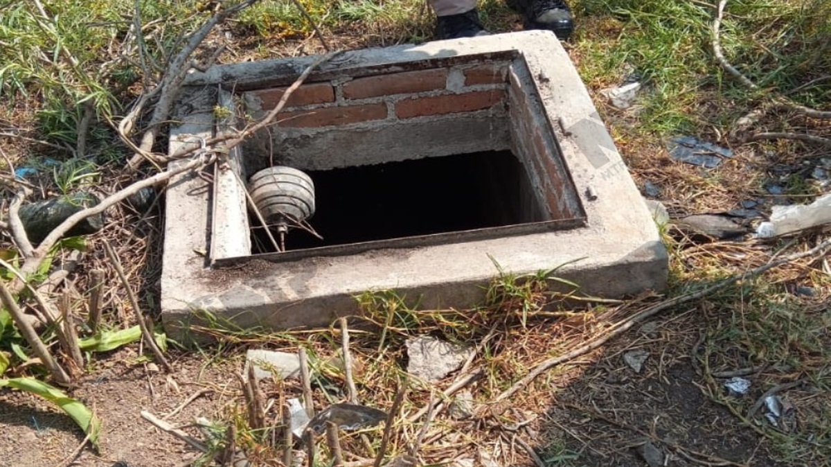 Macabro hallazgo en Amozoc: restos humanos dentro de una cisterna