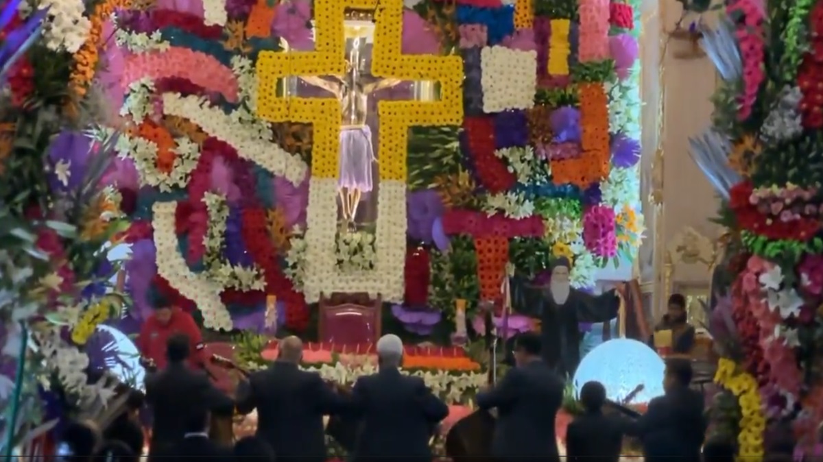 VIDEO Honran al Santuario de la Preciosa Sangre de Cristo con ofrendas florales