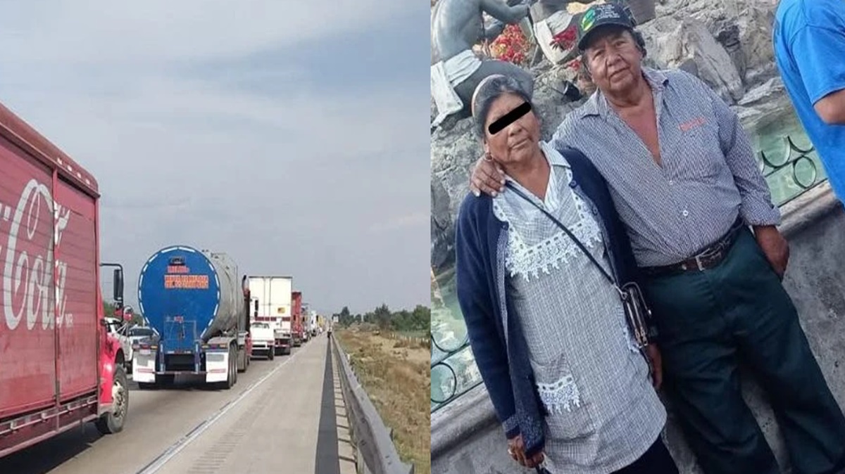 Cierran la Puebla-Orizaba: Exigen justicia por abuelito desaparecido en Puebla