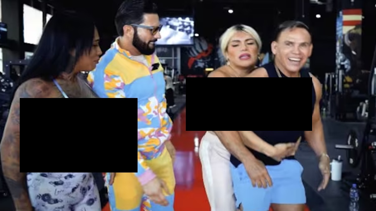 VIDEO: Cachetadas, albures y drama en el gym: Wendy Guevara, Poncho de Nigris y Konan Big se van con todo
