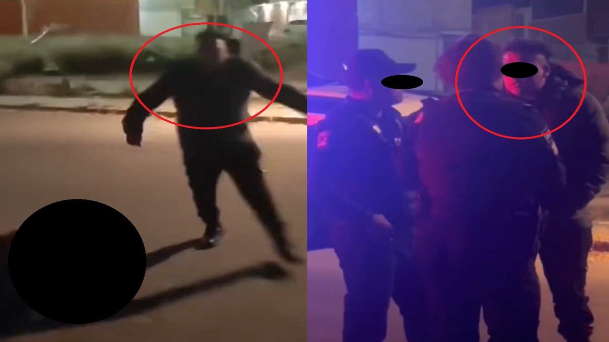 Fuerte video: Policía golpea a su exnovia en Puebla y huye en Galaxia La Calera