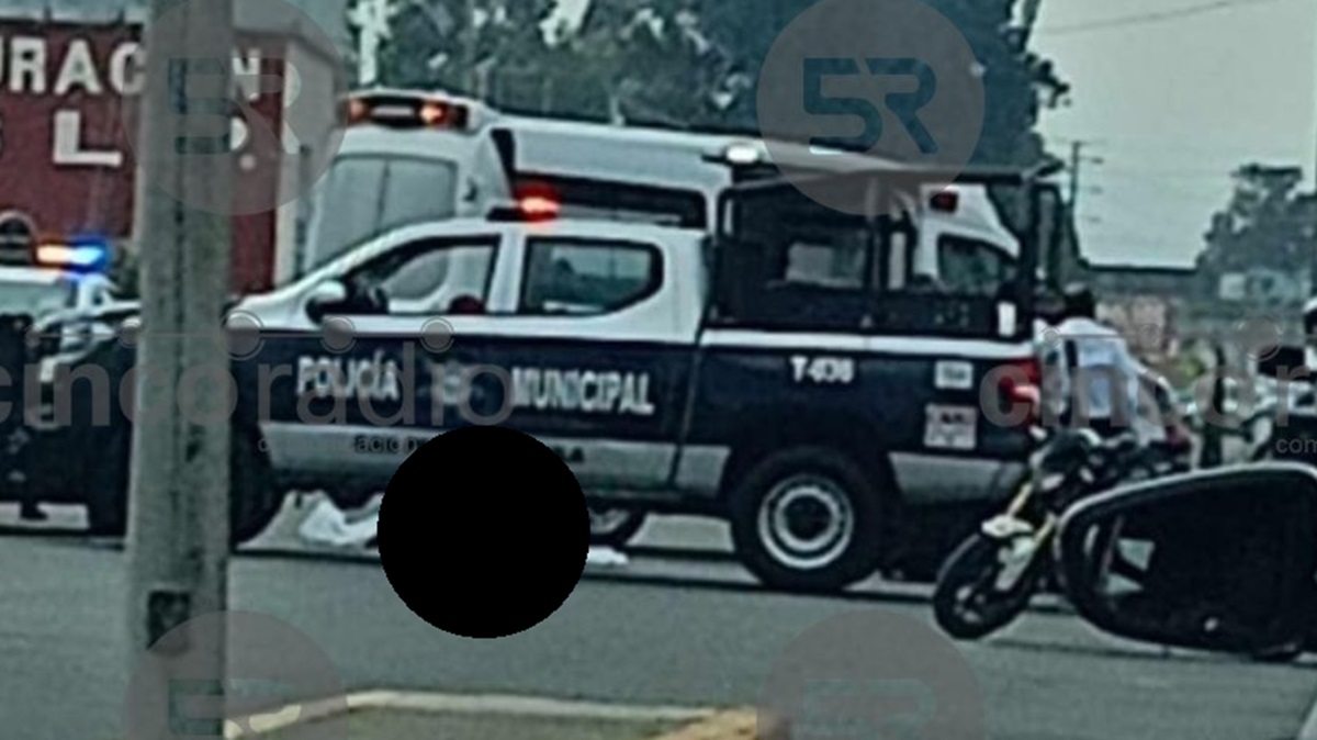 Mujer muere tras derrapar en moto en la Cholula-Huejotzingo