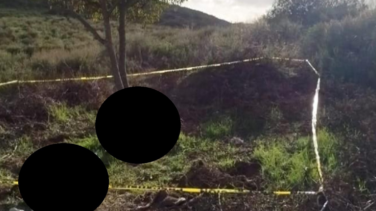 Macabro hallazgo en Valle de Guadalupe: Encuentran osamenta atada a un árbol
