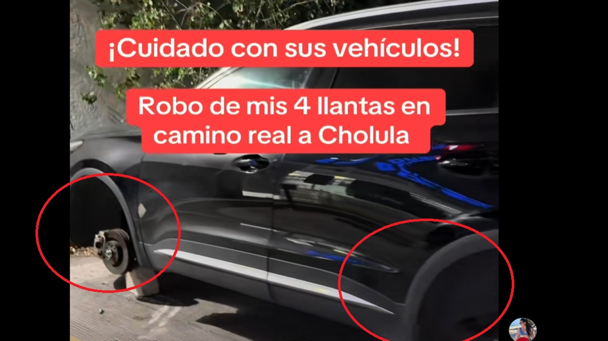 VIDEO Desvalijan camioneta en San Andrés Cholula; segundo caso en una semana