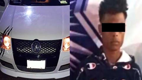 Caen tres jóvenes armados en Amozoc, ¡dos son menores de edad!