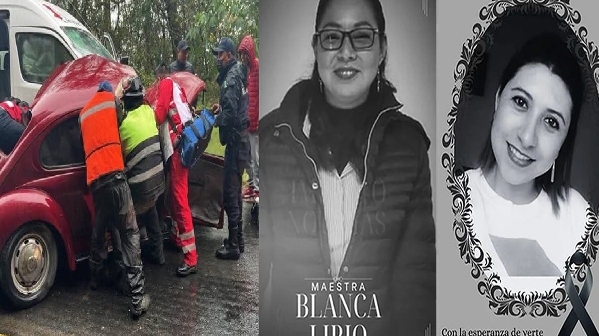 Dos maestras pierden la vida en trágico accidente rumbo a Xicotepec