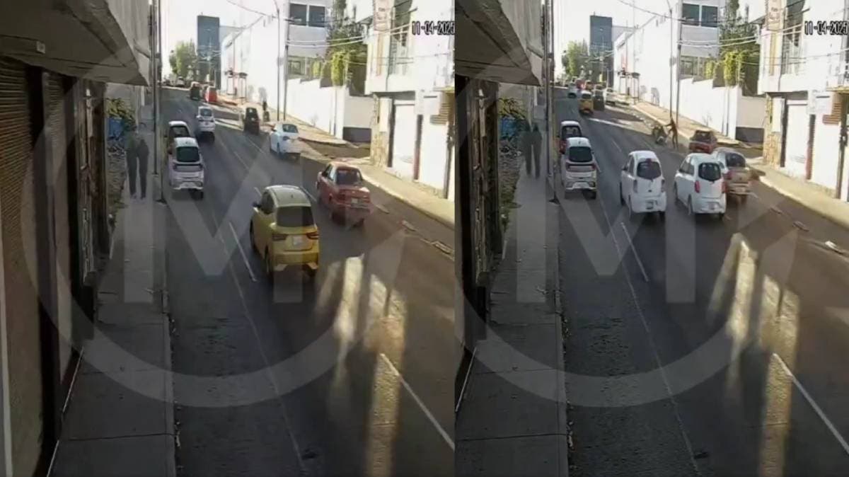 Puebla: conductor de triciclo es embestido al intentar esquivar a un auto