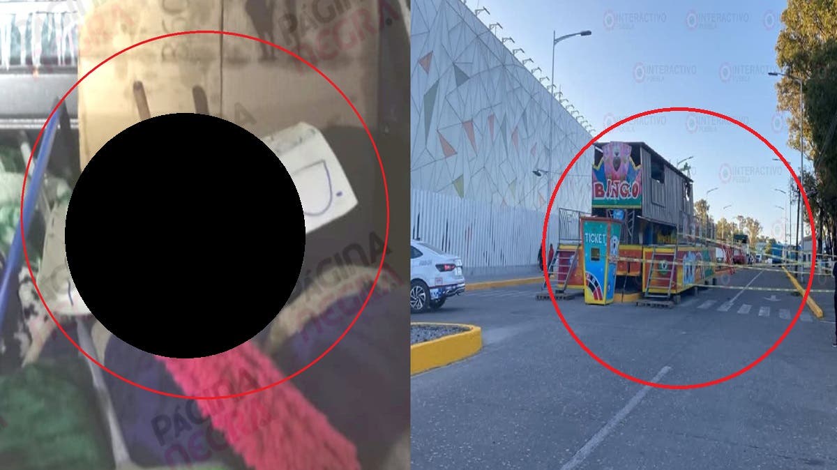 FOTO Filtran detalles del mensaje amenazante hallado con los cadáveres en una camioneta junto a los juegos de la Feria de Puebla