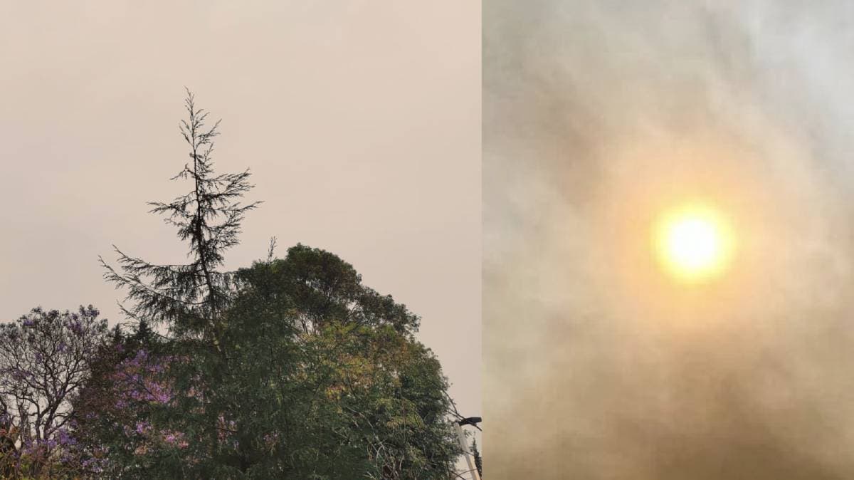 El cielo ardió en naranja: incendios forestales tiñen la atmósfera de Puebla y Tlaxcala